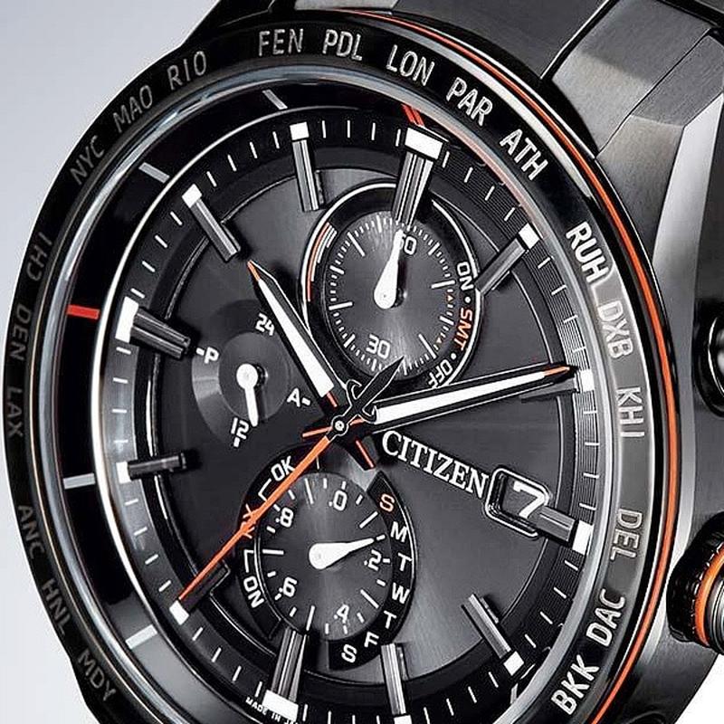 Citizen Men's ATTESA ACT Line Black Titanium Series Eco-Drive