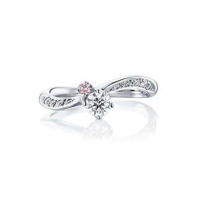 I-PRIMOオンラインショップ |ジェミニ(PinkDiamond)(プラチナ): 婚約指輪