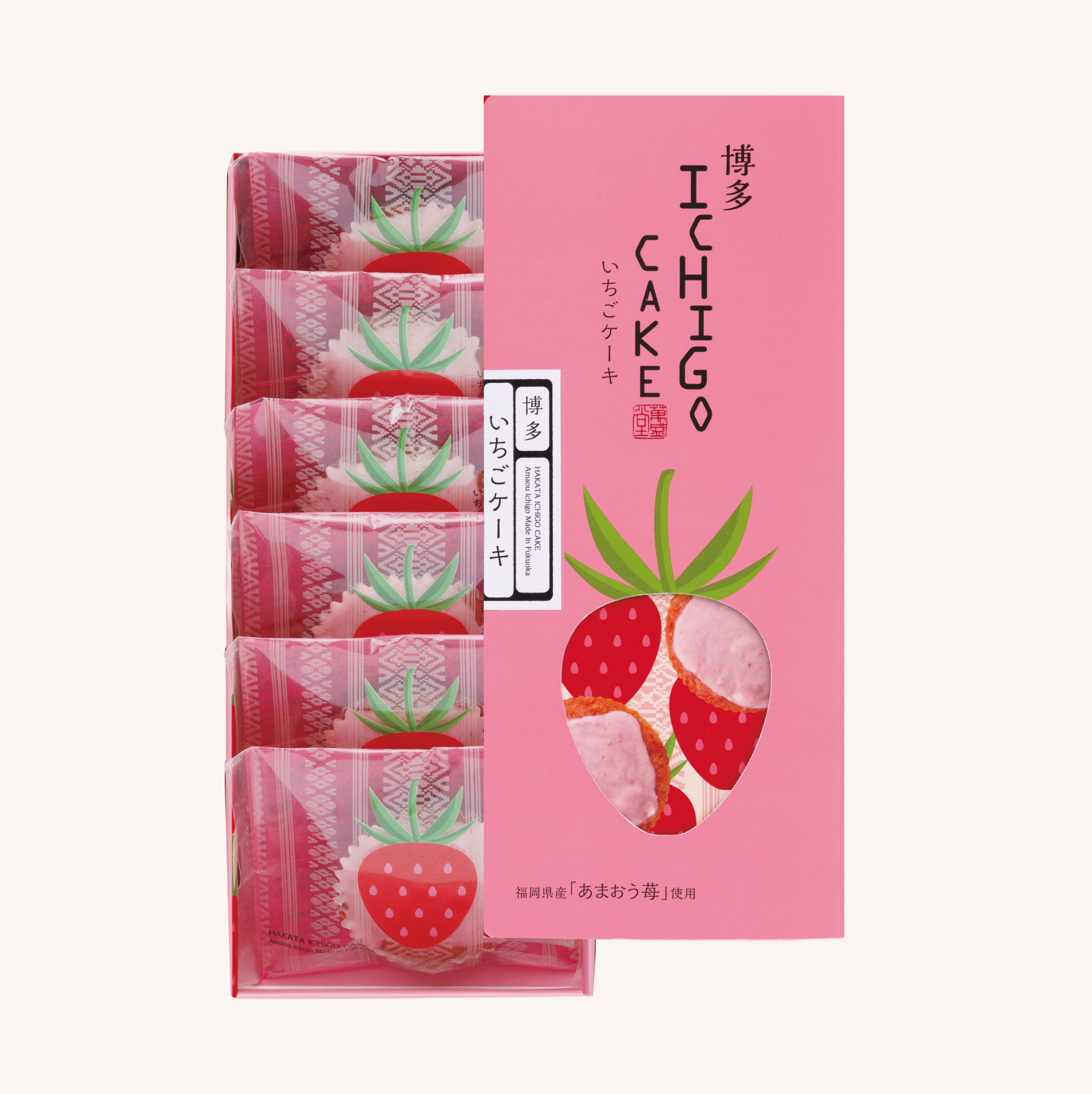 新発売】いちごケーキ6個入 / 石村萬盛堂