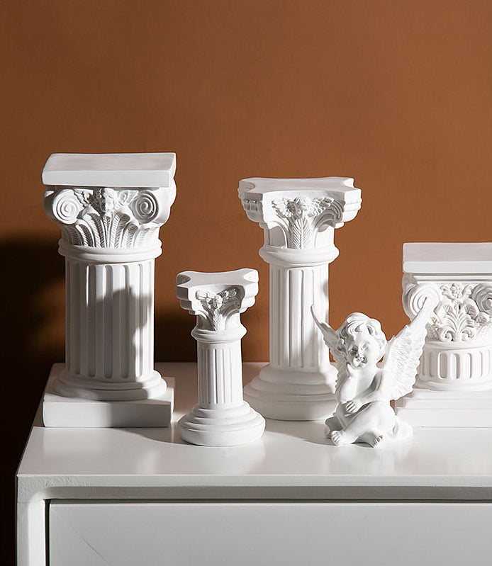 IwaiLoft 彫像 白 オブジェ かわいい 縁起物 工芸品 彫像 おしゃれ