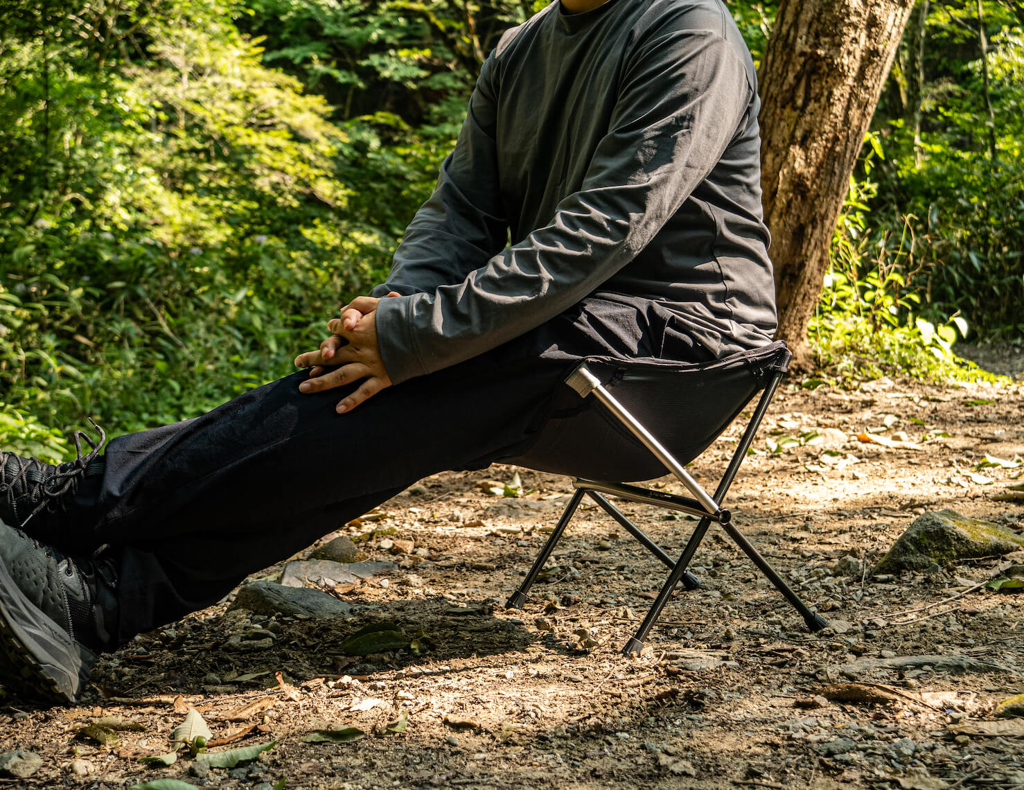 美品】BIG AGNES ビッグアグネス スカイライン ULスツール ブラック