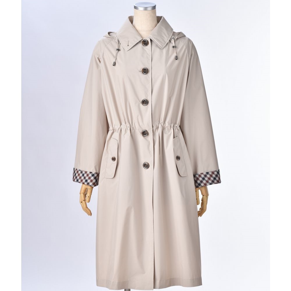 JAL機内販売限定】完売品Aquascutum ベージュチェック レインコート