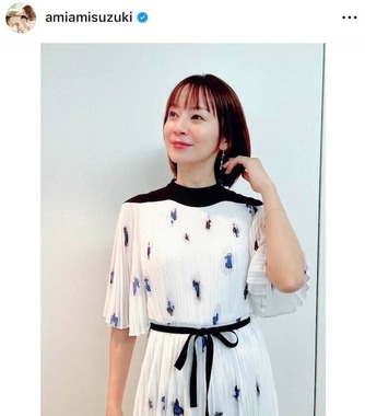 3児のママ・鈴木亜美43歳、どアップになった横顔にドキっ 変わらぬ