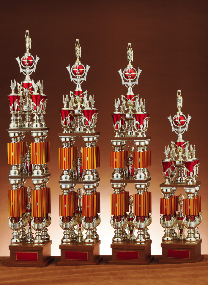 最大級のサイズ感！4本柱トロフィーチャンピオントロフィーJK-2250