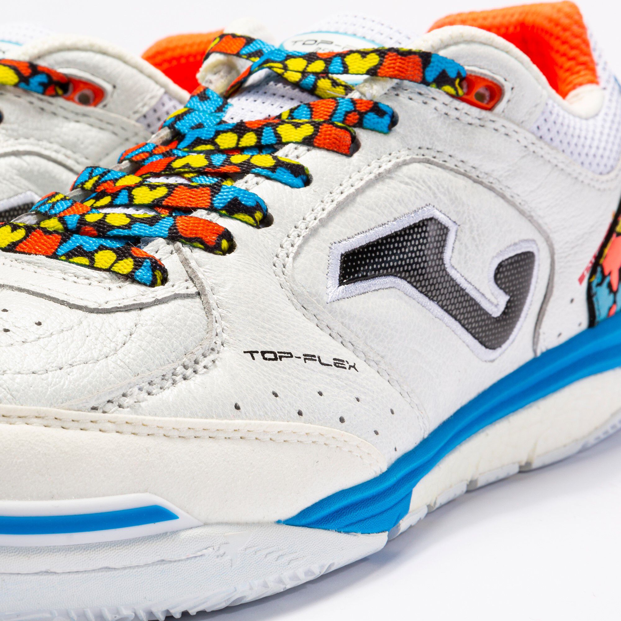 Futsal shoes Top Flex Rebound 22 indoor white blue | JOMA®