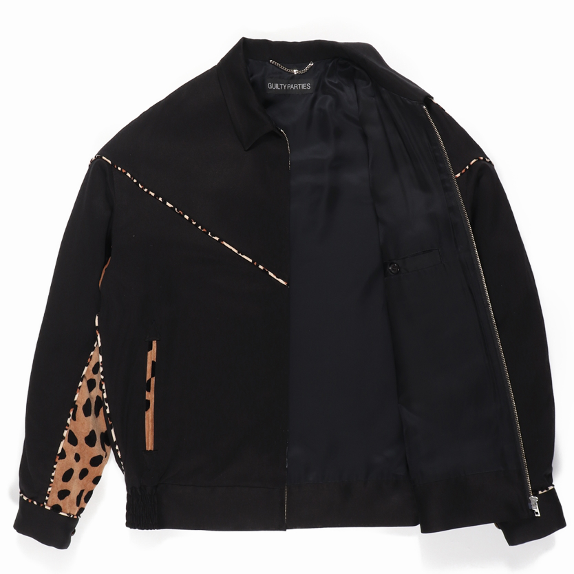 WACKO MARIA/LEOPARD WESTERN JACKET（BLACK）［レオパードウエスタン