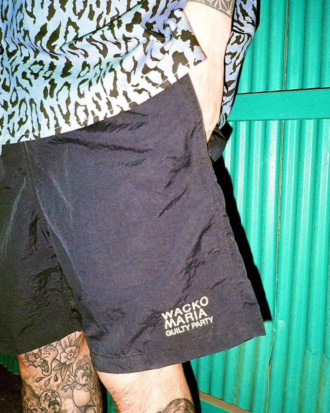 WACKO MARIA/BOARD SHORTS（GREEN）［ボードショーツ-24春夏］ - JONAS
