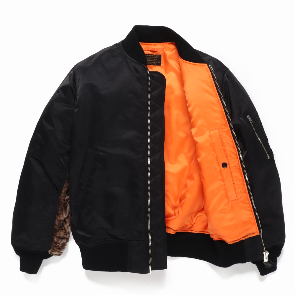 WACKO MARIA/MA-1 FLIGHT JACKET（BLACK）［MA-1フライトJKT-24秋冬