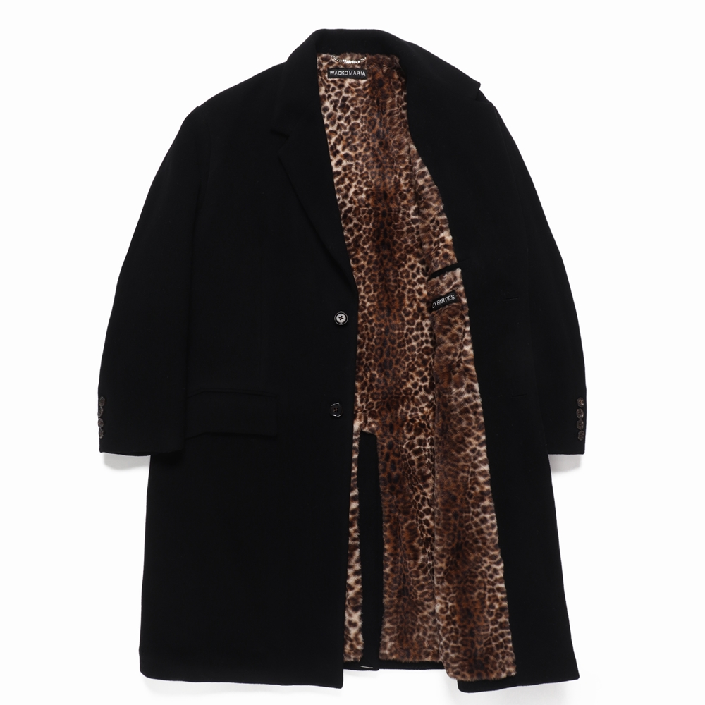 WACKO MARIA/CHESTERFIELD COAT（BLACK）［チェスターフィールドコート