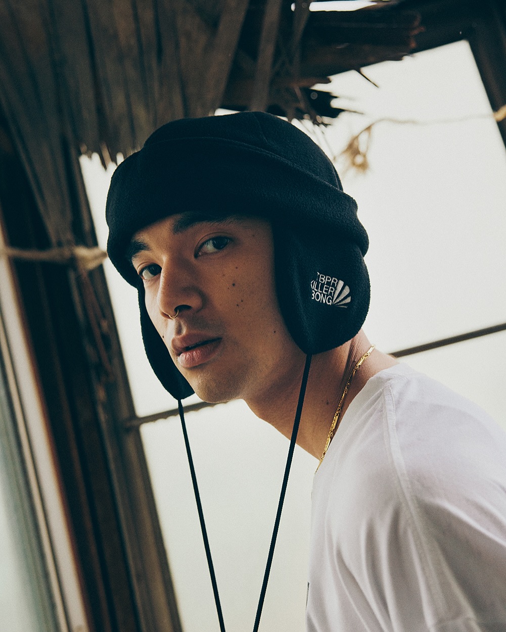 TIGHTBOOTH/TBKB / FLEECE FLIGHT BEANIE（Black）［フリースフライト