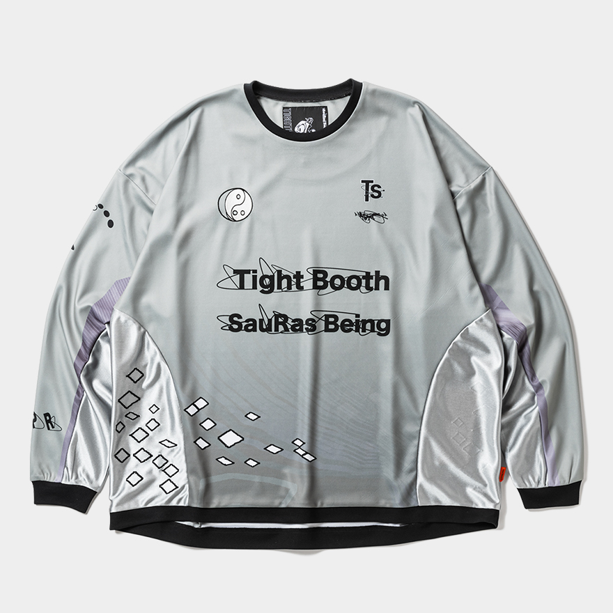 30％OFF】TIGHTBOOTH x SauRas Being L/S SOCCER JERSEY（Grey