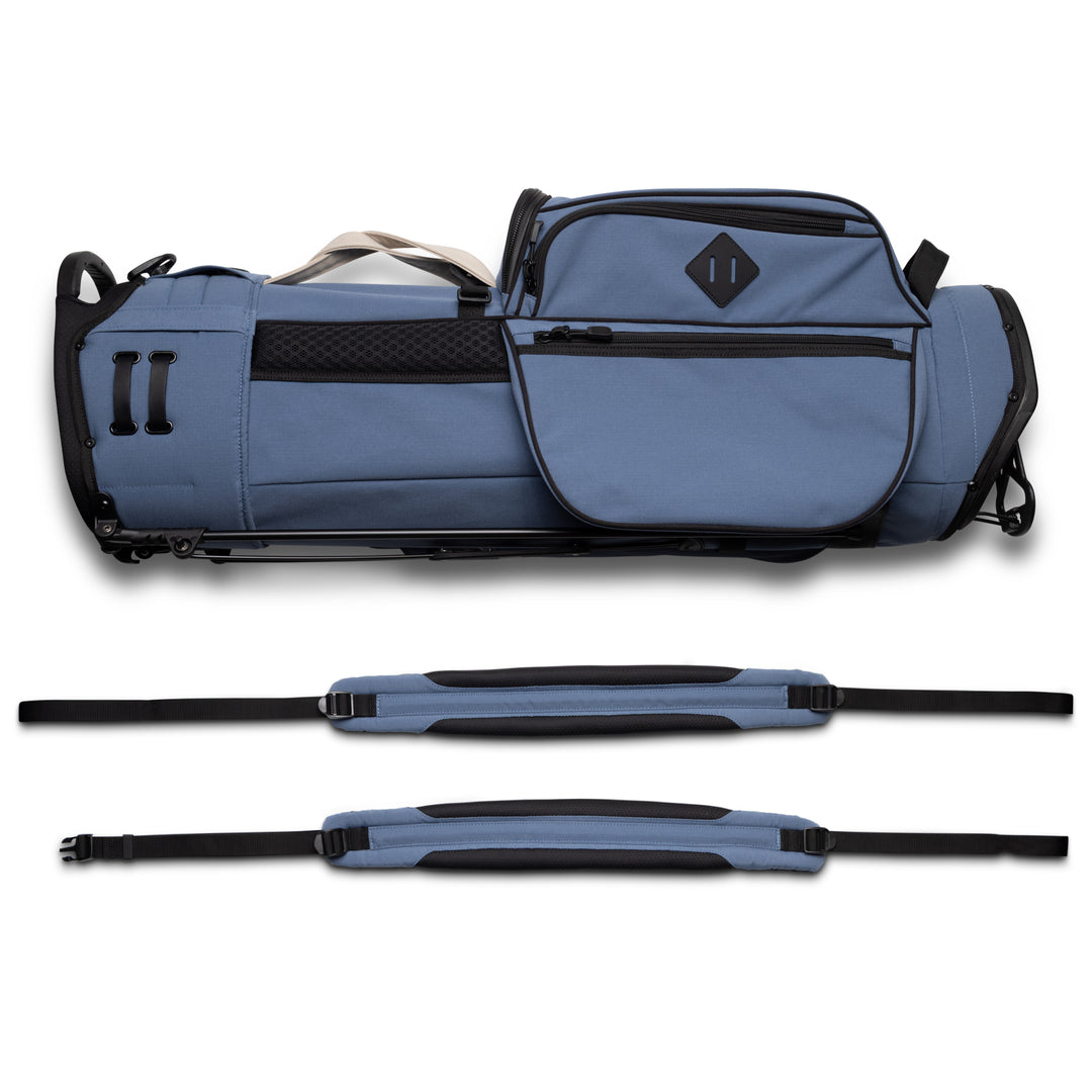 Trouper - Steel Blue/Field Khaki – Jones Golf Bags