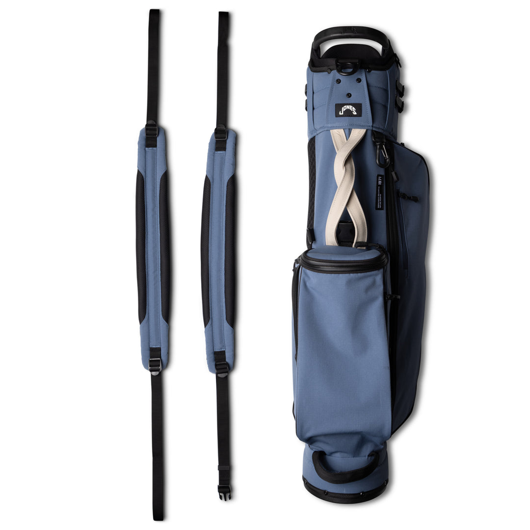 Trouper - Steel Blue/Field Khaki – Jones Golf Bags