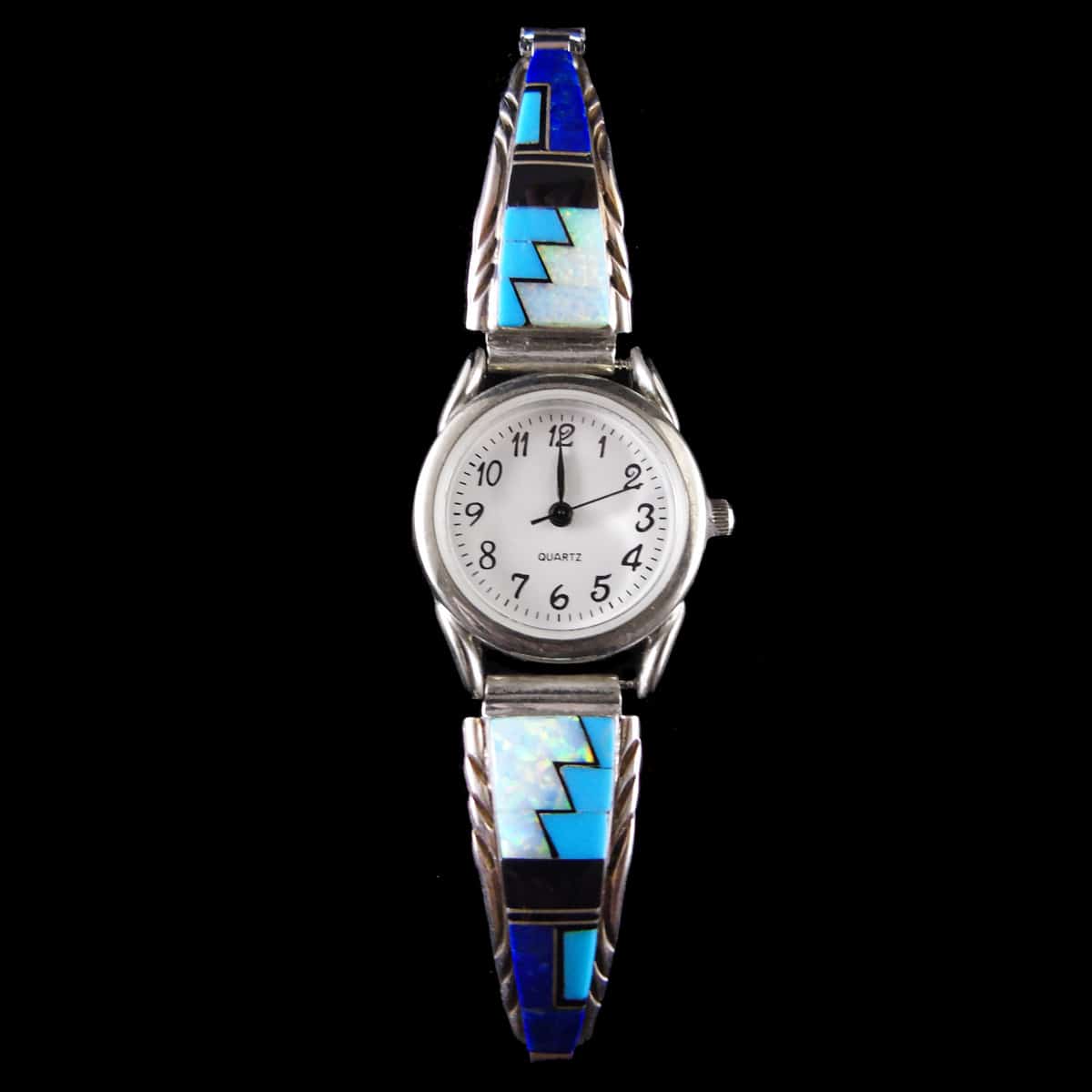 Navajo Multi-Stone Inlaid Watch | Joe Wilcox Indian Den