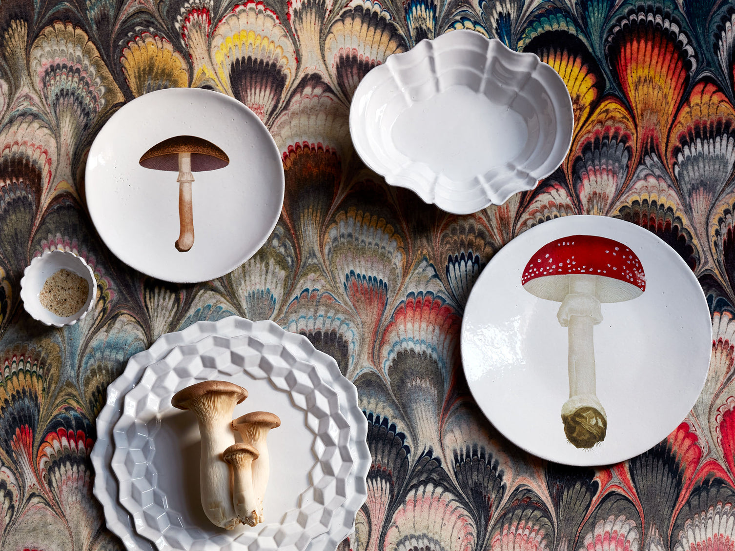 Astier de Villatte Cube Plates | Jayson Home