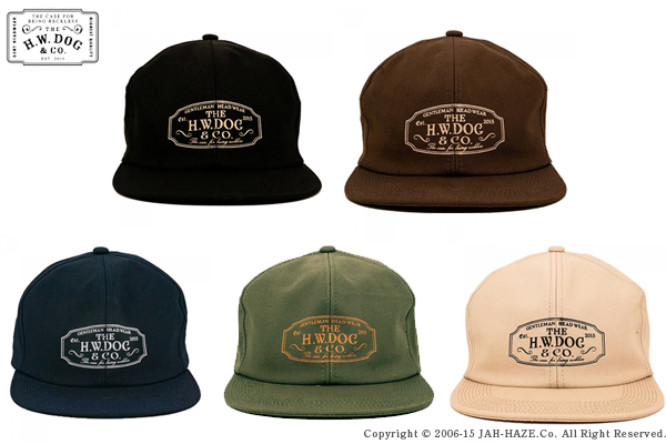 ブラック THE H.W.DOG&CO. TRUCKER CAP サイズ38