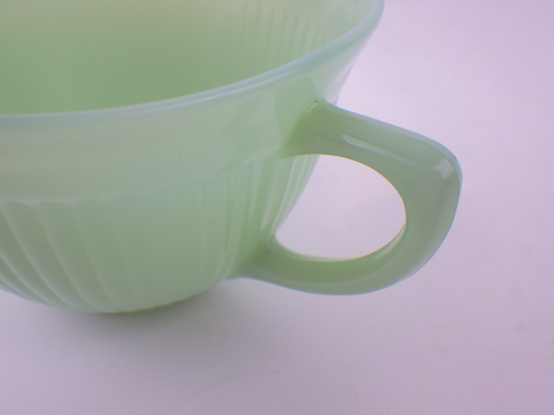 Fire king” Jade-ite Jane Ray Cup&Saucer ファイヤーキング ジェダイ