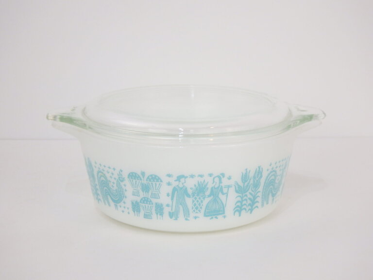 Old Pyrex” Casserole Butter Print オールドパイレックス