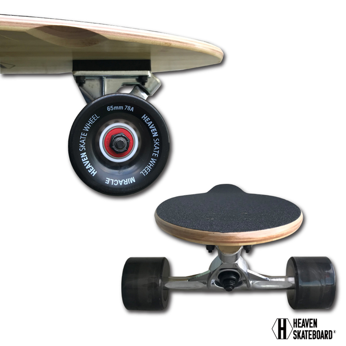 送料無料】 HEAVEN LONG SKATEBOARD BAMBOO 40 ヘブン ロングスケート