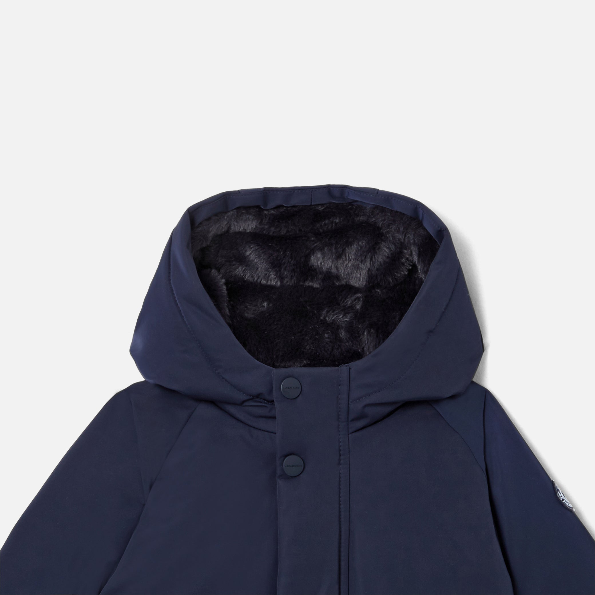 フェイクファー裏地付きダウンコート | | Jacadi Paris＜ジャカディ