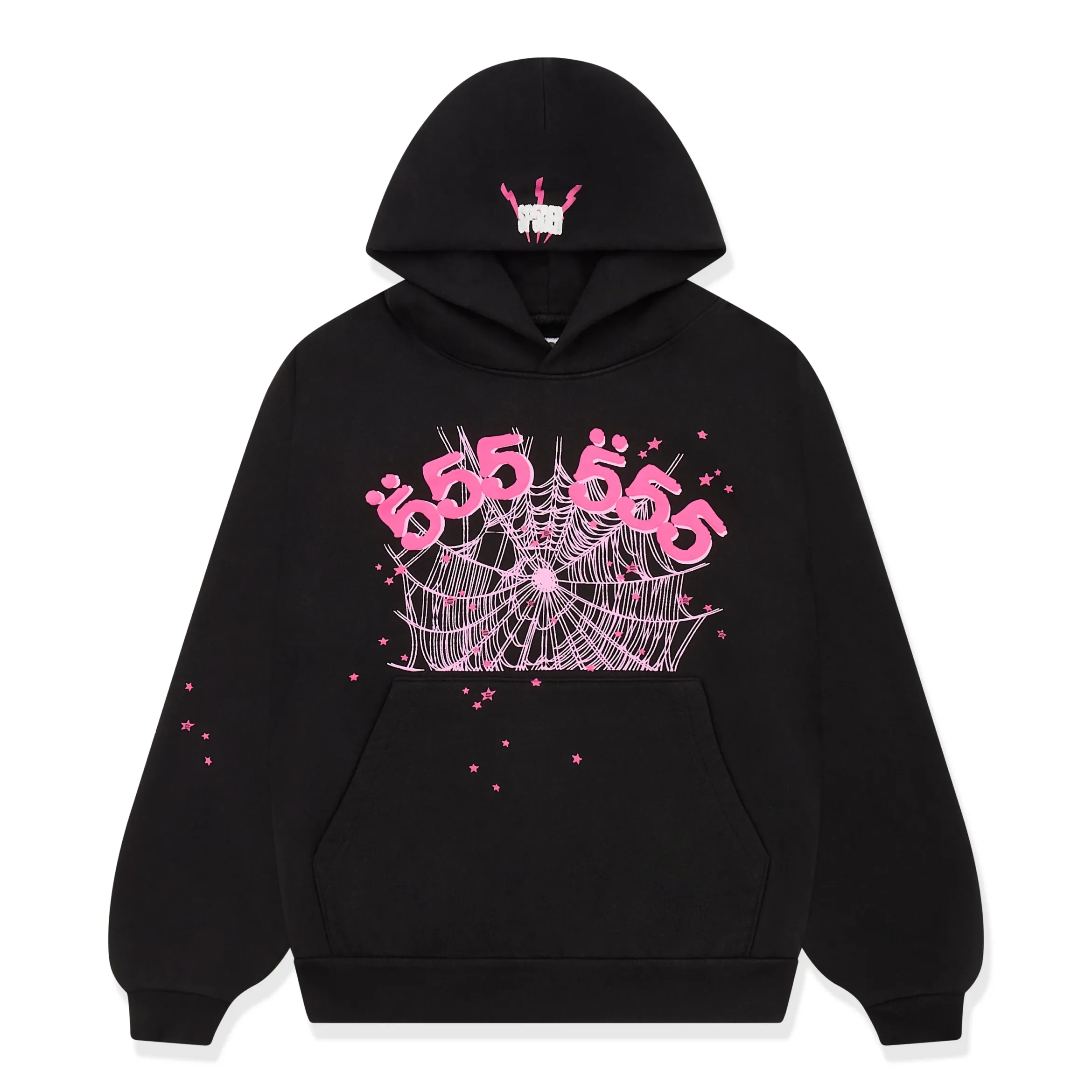 Sp5der Pink Angel 555 555 Beluga Hoodie