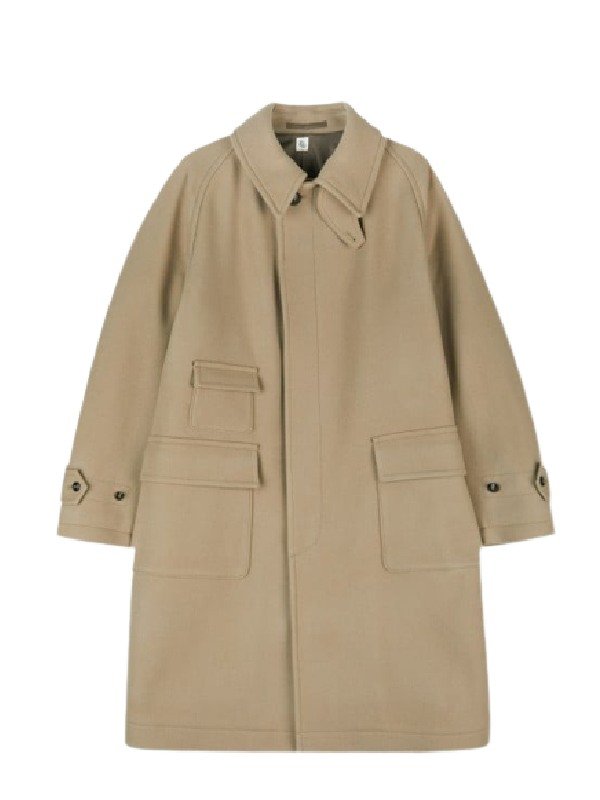 Kaptain Sunshine Traveller Coat - Beige - Jacket Hub