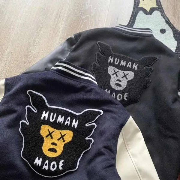 Human Made Kaws Varsity Jacket - Jacket Makers
