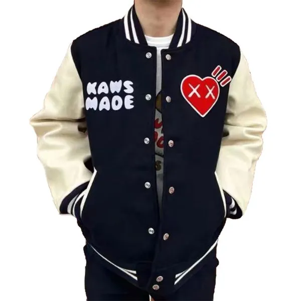 Human Made Kaws Varsity Jacket - Jacket Makers
