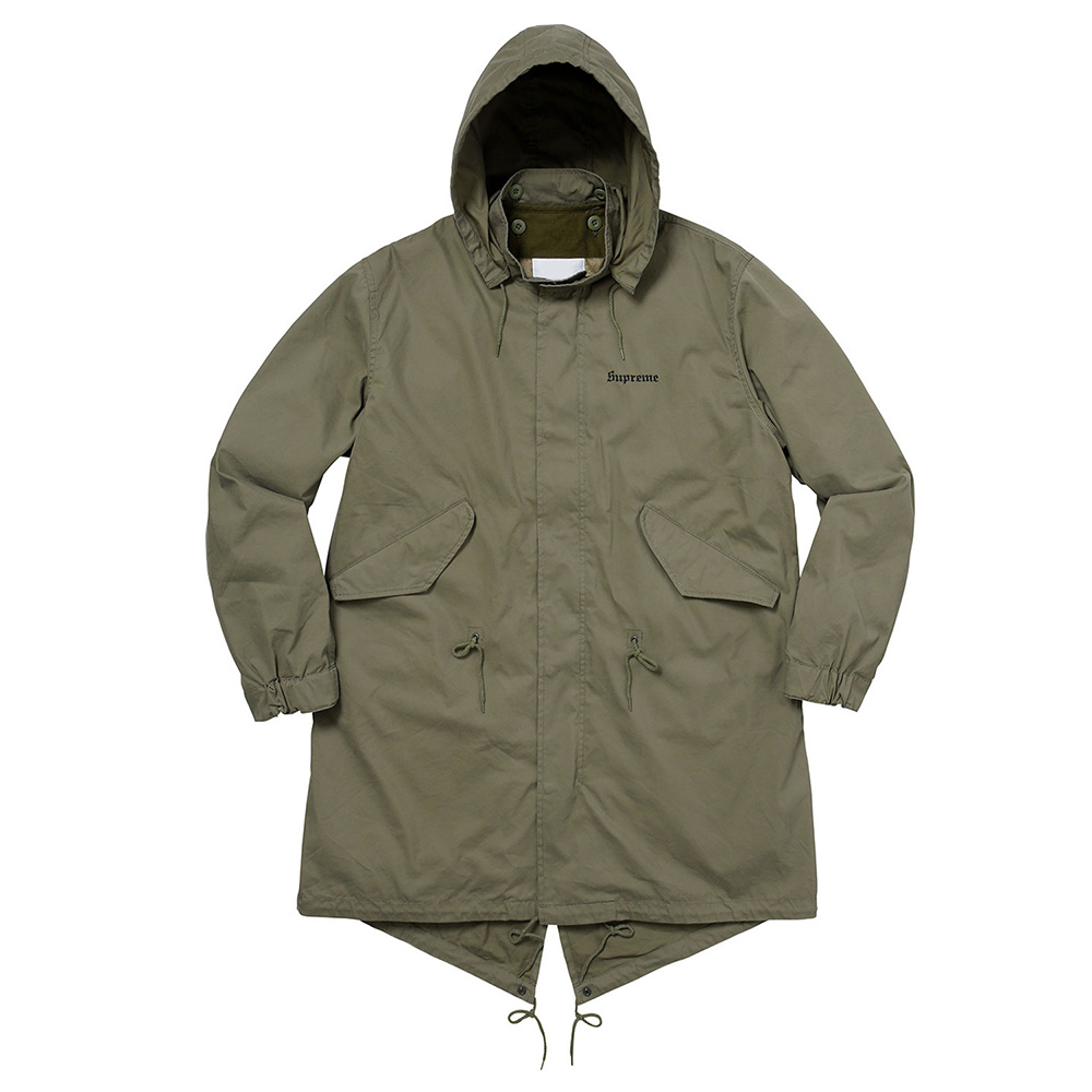 ジャケット・アウター Supreme Futura Fishtail Parka S olive Supreme