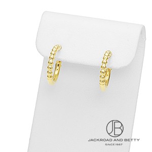 K18 デザイン フープ ピアス[] K18 Hoop Earrings | ノーブランド 新品