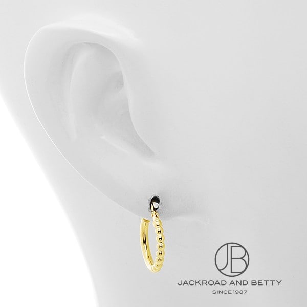 K18 デザイン フープ ピアス[] K18 Hoop Earrings | ノーブランド 新品