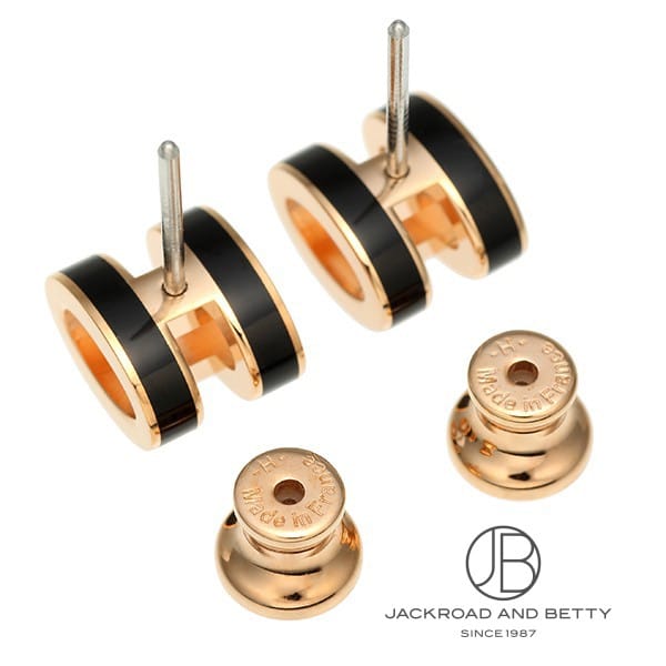 ポップH ミニ ピアス ノワール ブラック 黒[H608002FO 03] Pop H Mini