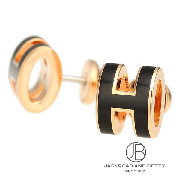 ポップH ミニ ピアス ノワール ブラック 黒[H608002FO 03] Pop H Mini