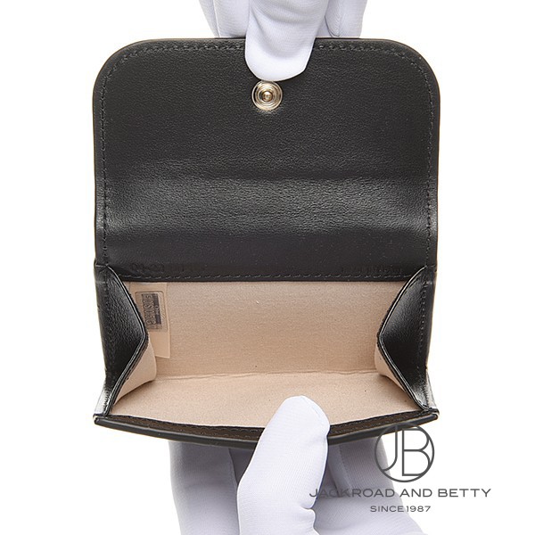 クロエ センス ミニ トリフォールド ウォレット ブラック 黒