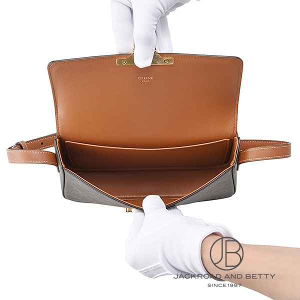 トリオンフ クロード ショルダーバッグ タン ブラウン[194142CUZ.04LU