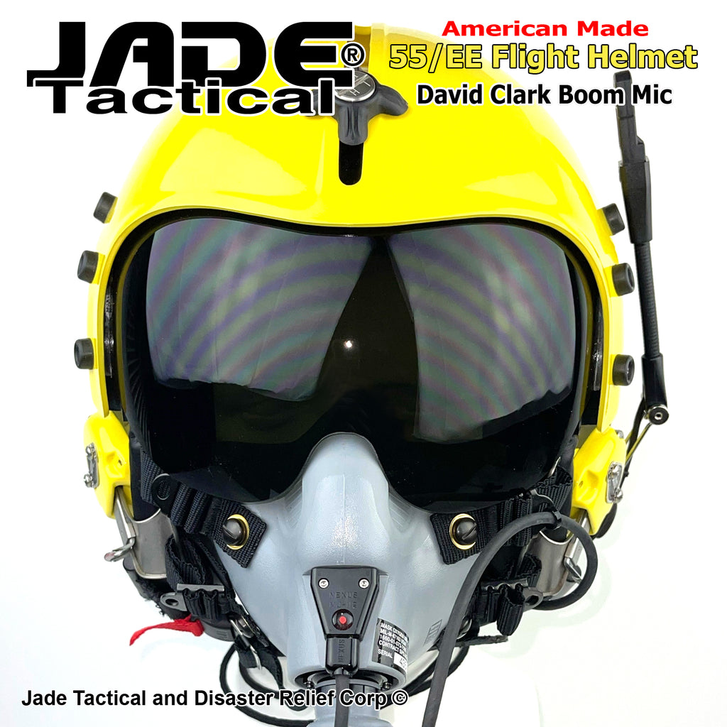 GENTEX 55/EE Flight Helmet USA Custom Yellow – Jade Tactical