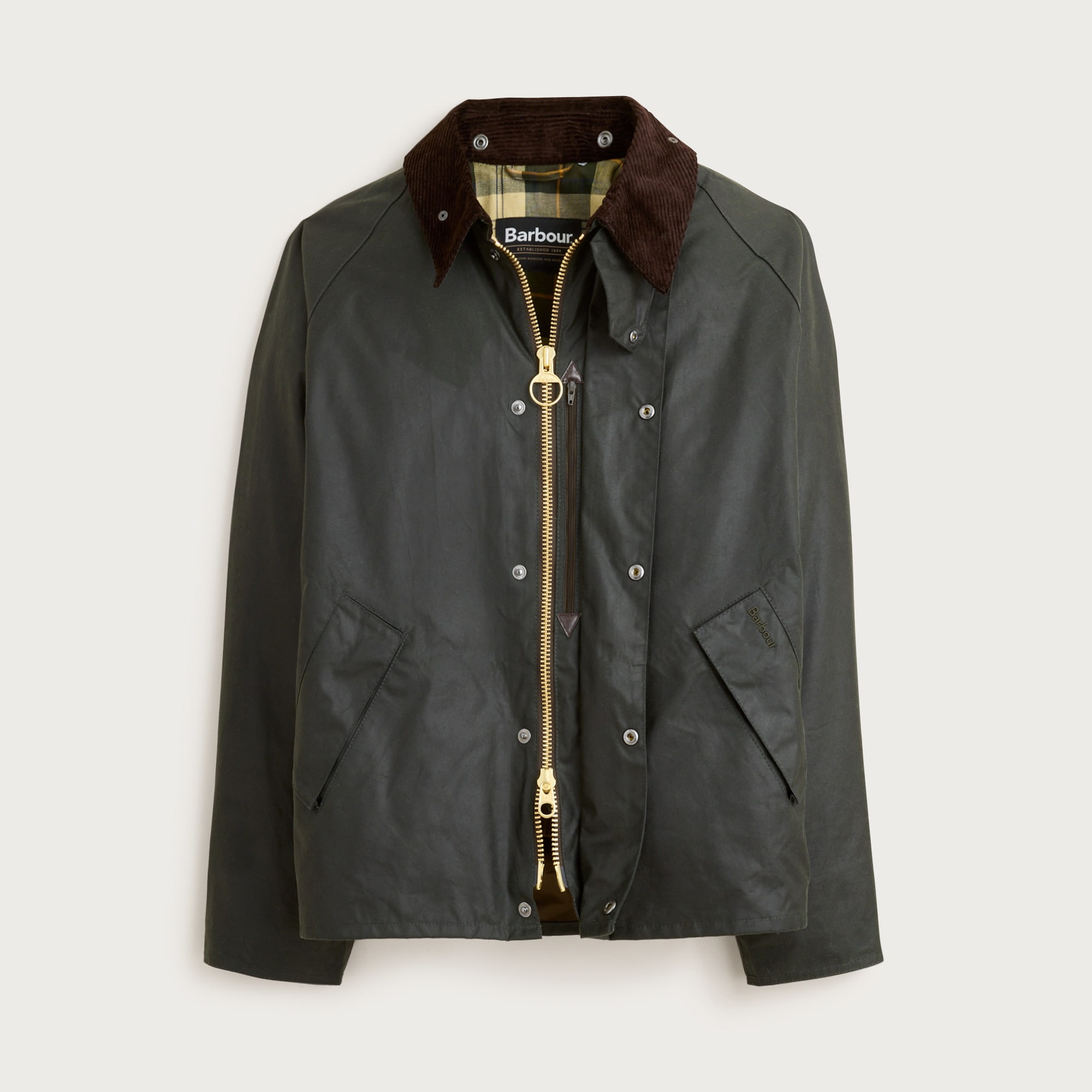Barbour® Transport Wax Jacket For Men | J.Crew