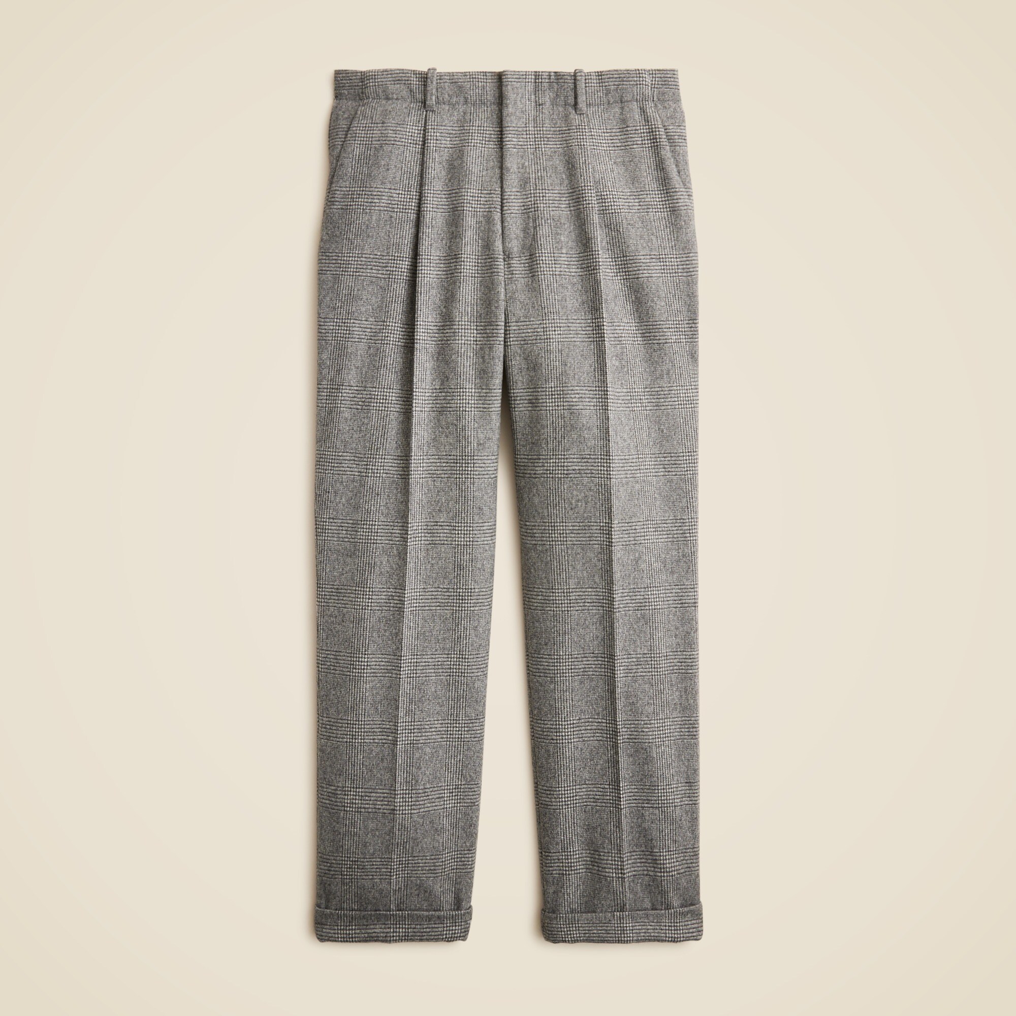 Kenmare Relaxed-fit Single-pleat Suit Pant In Scottish Lambswool
