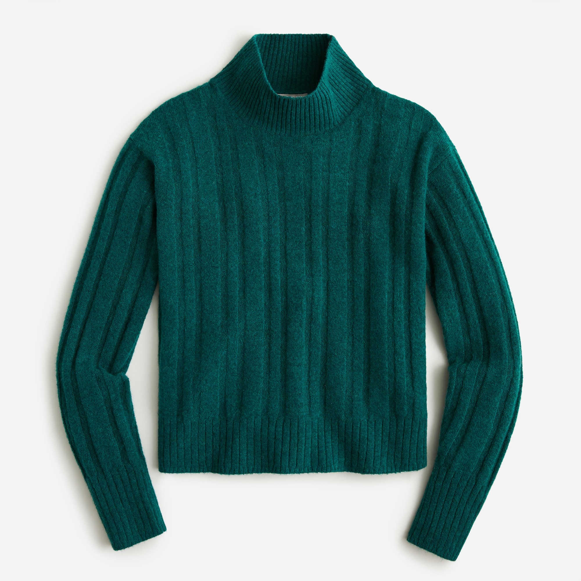 Ribbed Mockneck Sweater In Supersoft Yarn For Women | J.Crew
