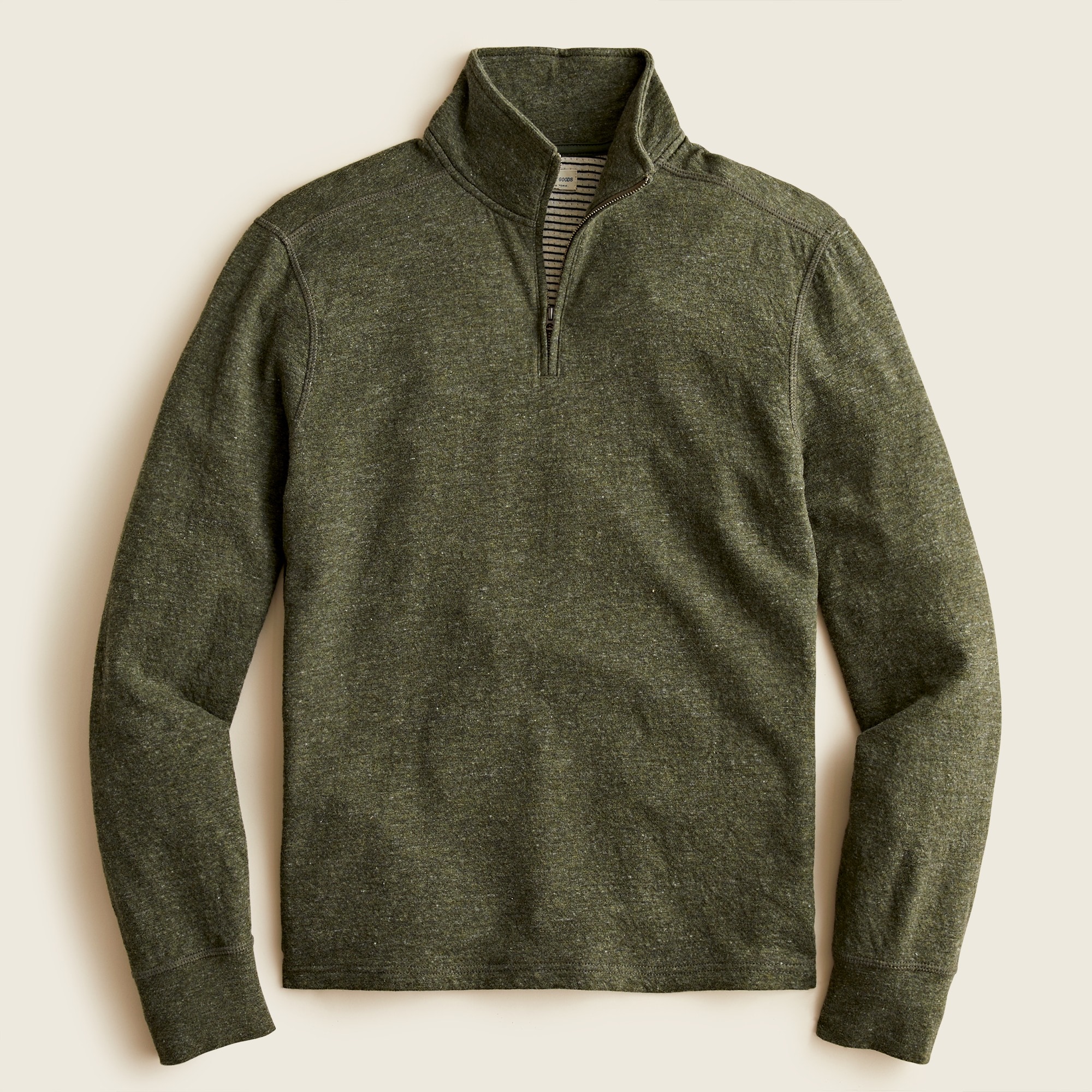 Double-knit Half-zip Pullover For Men | J.Crew