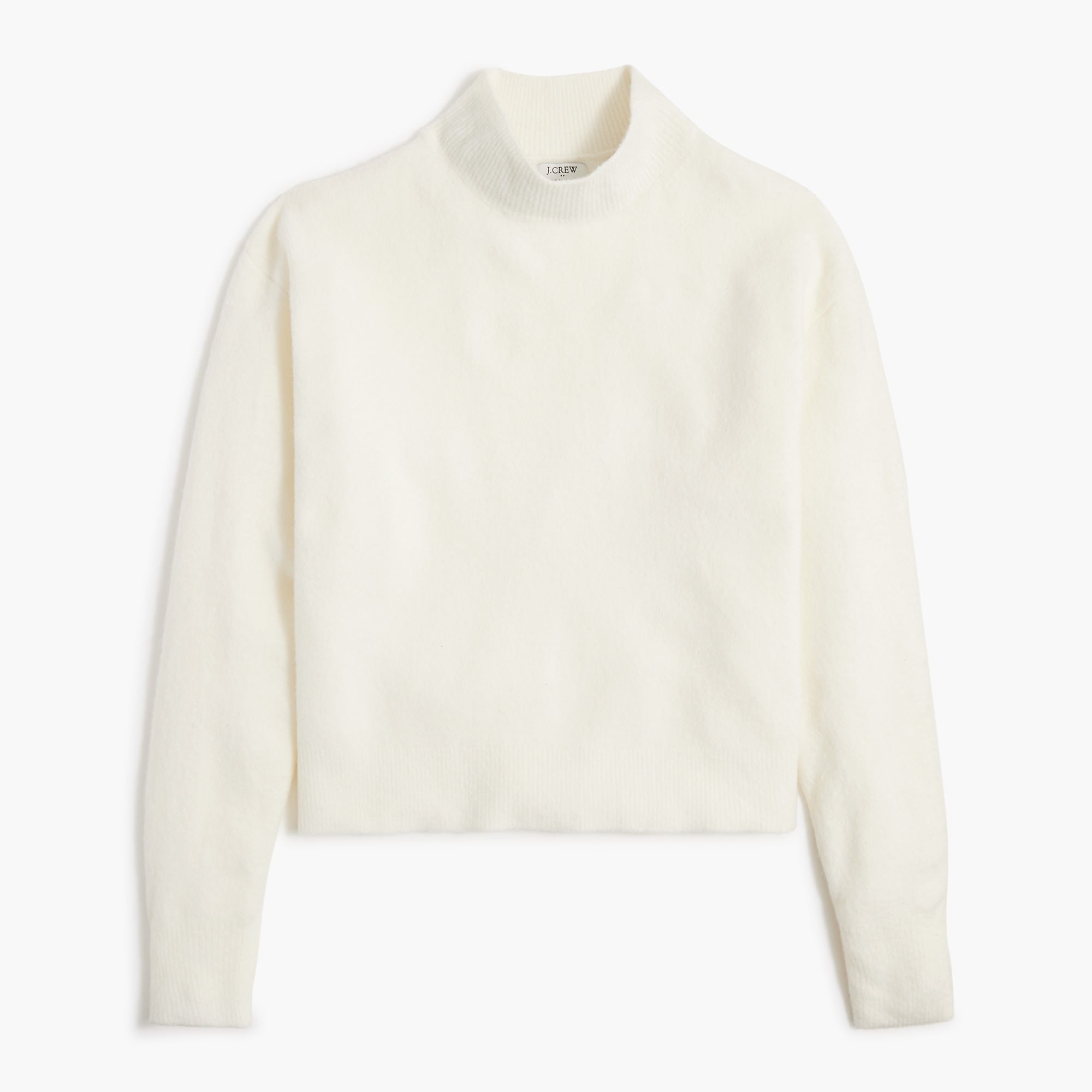 Mockneck Sweater In Extra-soft Yarn For Women | Factory