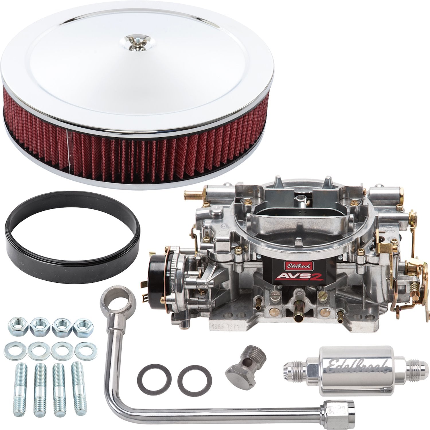 Edelbrock 1906K2: AVS2 650 CFM Carburetor Kit - JEGS
