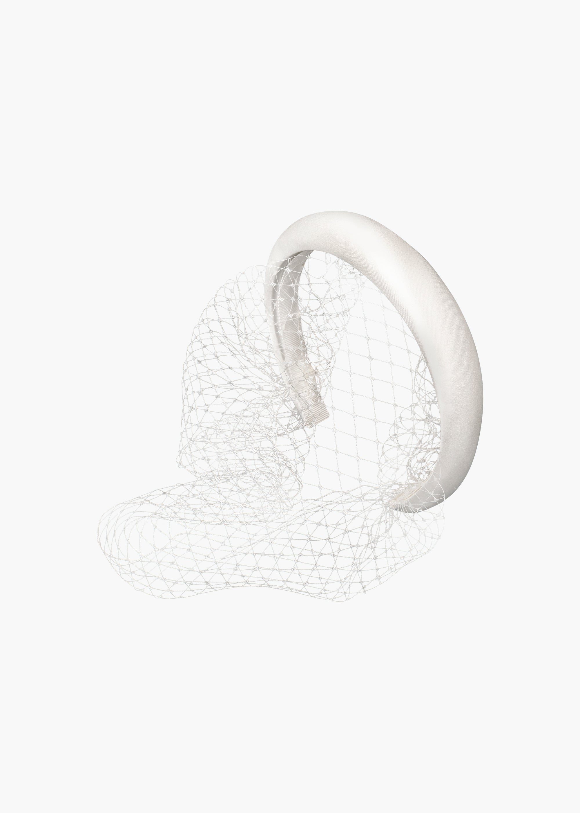 Tori Voilette Headband -- Cream – Jennifer Behr LLC