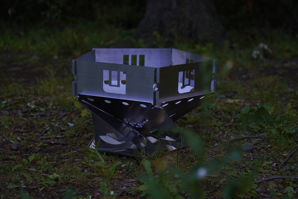 Asimocrafts焚き火台風防セット