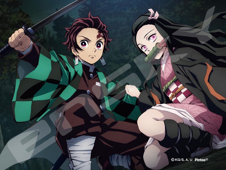 ENS-MA-49 鬼滅の刃 炭治郎と禰豆子 150ピース ［CP-KI］ ［CP-KS