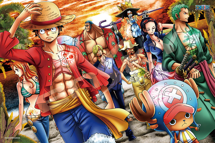 ONE PIECE 原画パズル ジャンプフェスタ 1000ピース 完成品 ONE PIECE
