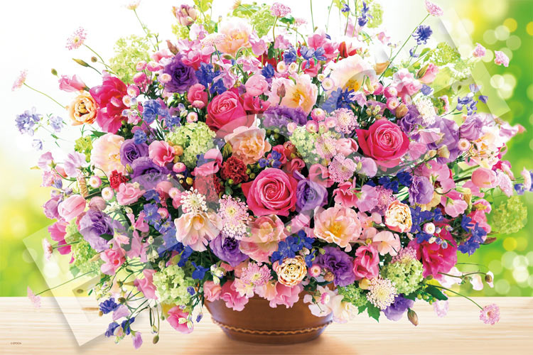 未使用 フラワーマーケット 1500ピース ジグソーパズル 未使用