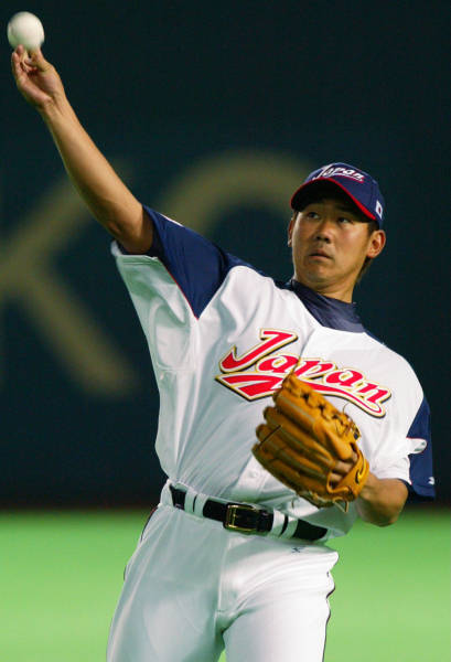 WBC日本代表の公開練習初日。…：「初めての頂点」 WBC2006