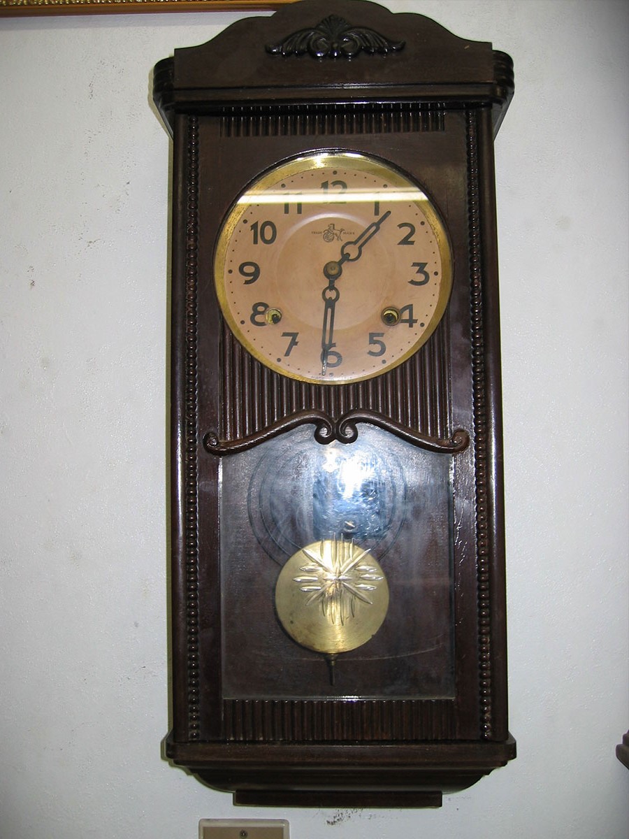 ゼンマイ式柱時計の修理 時工舎時計店