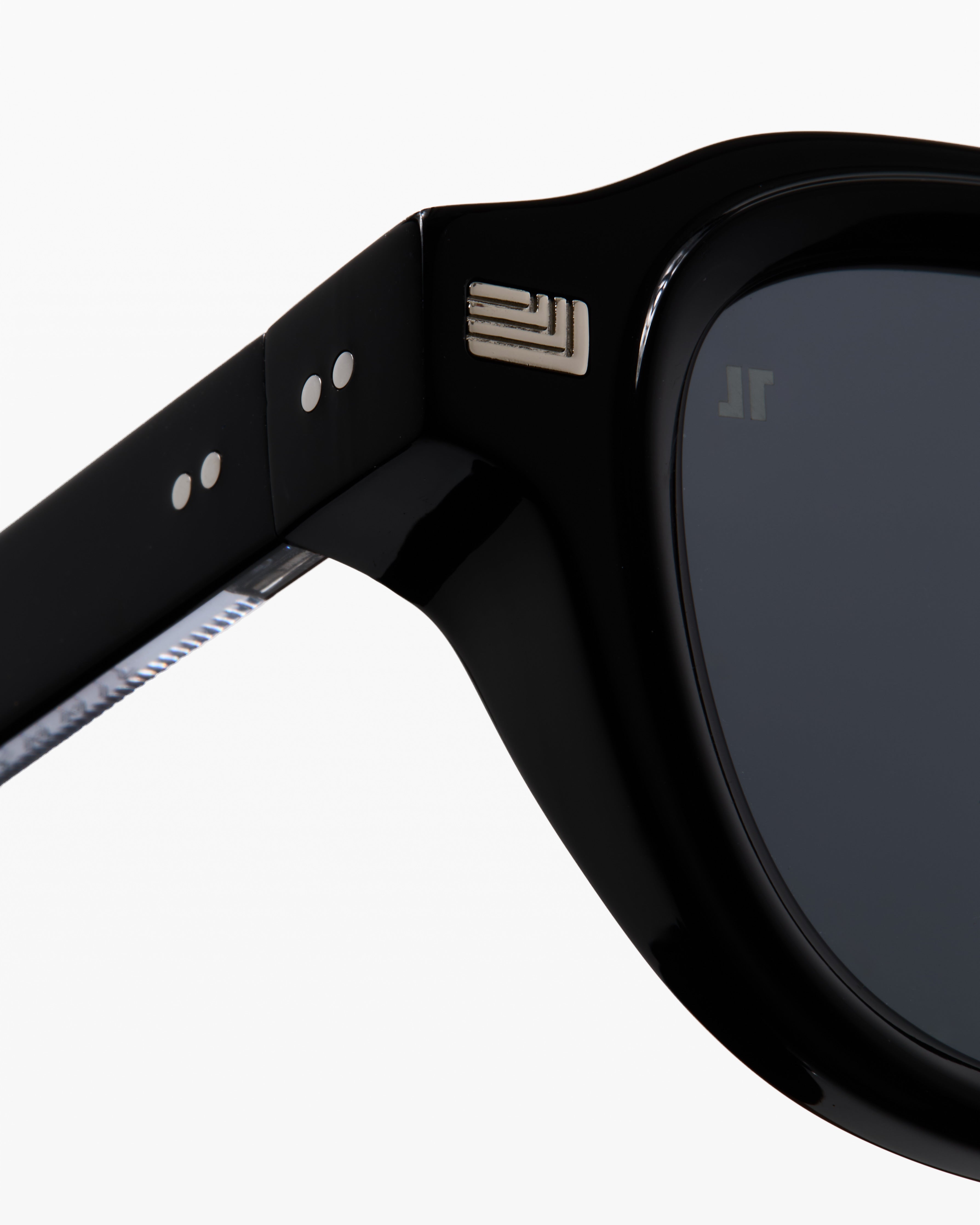 The Napoli Medium Men's Sunglasses in ブラック | Jimmy Fairly EN FR